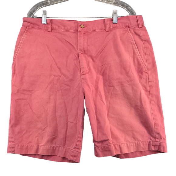 Jos. A. Bank Mens Chino Shorts Pink Size 38 Cotton Slash Pockets - Picture 1 of 11